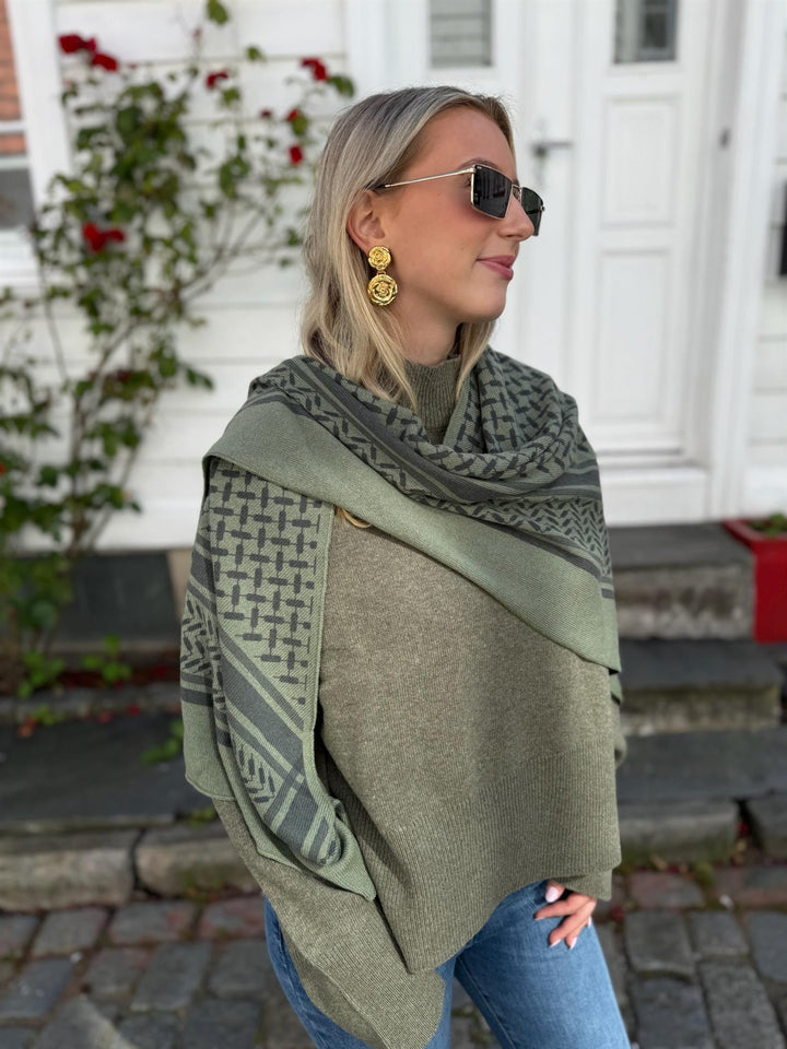 Triangle Trinity cashmere  Moss/Asphalt