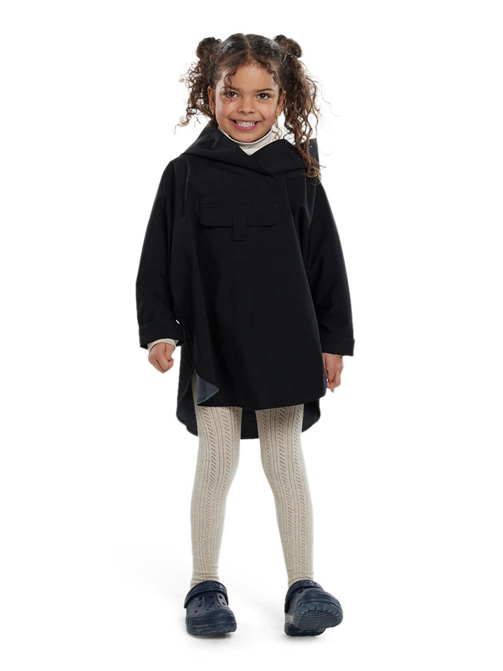 BERGEN MINI PONCHO  Black