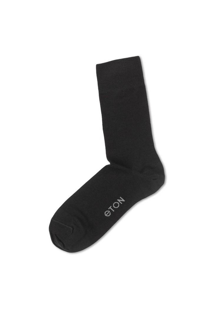Eton Cotton/Lycra Plain  Black