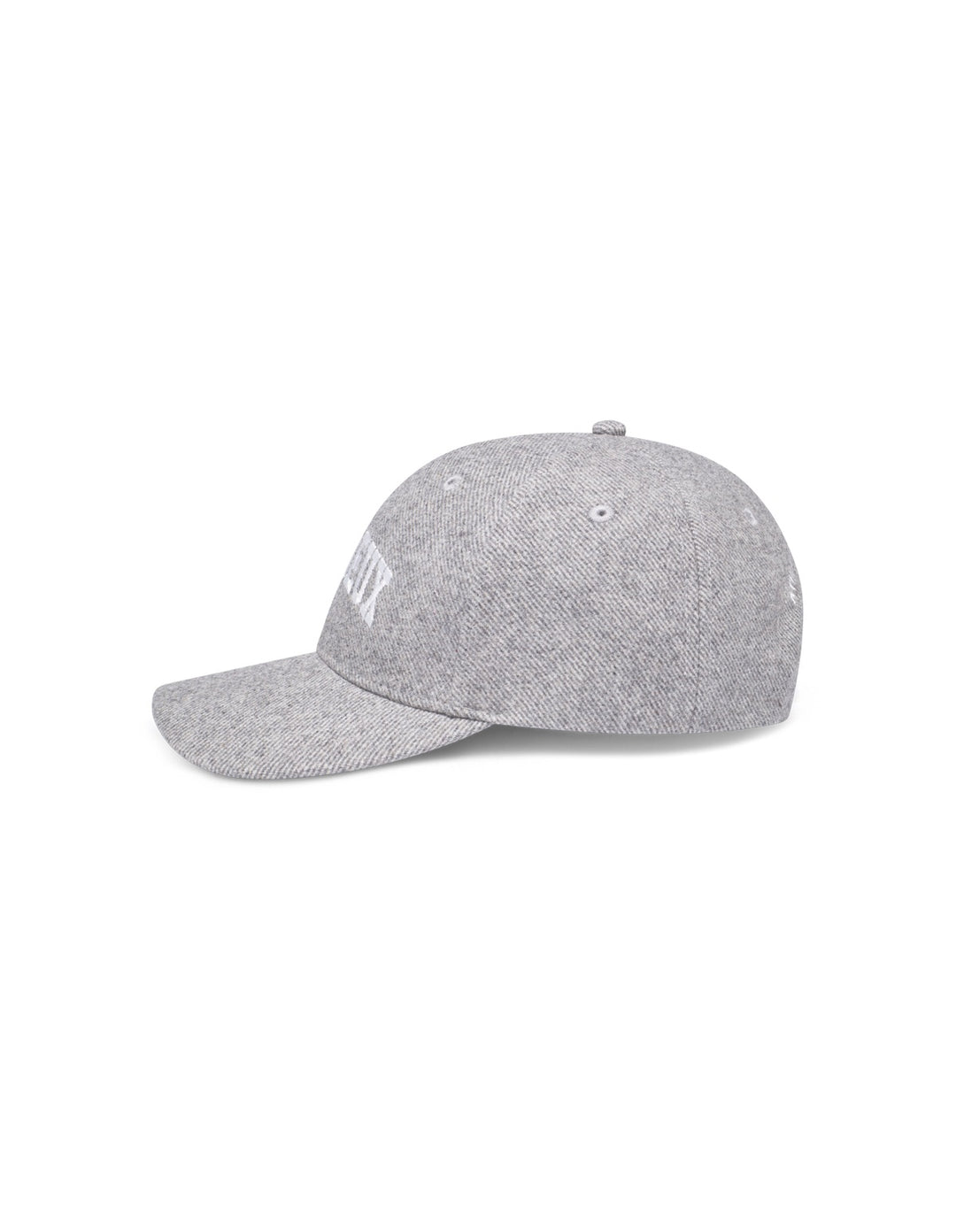 Les Deux Wool Baseball Cap  Grey Melange