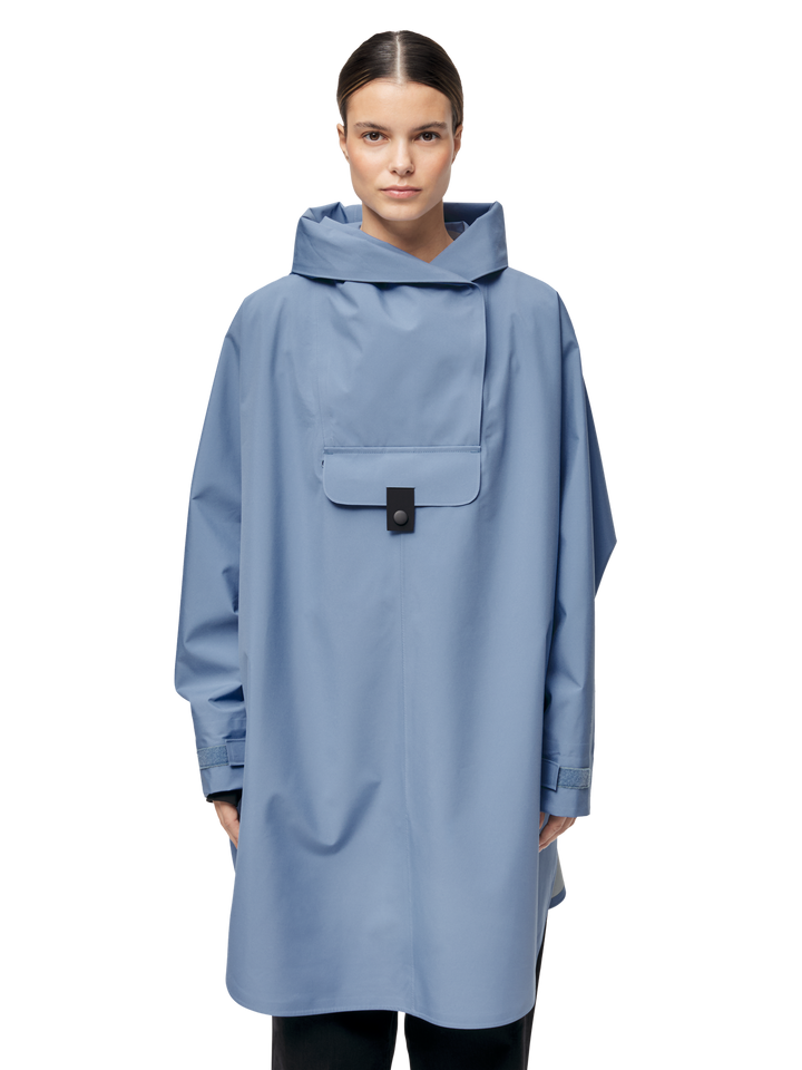 Bergen poncho  Blue Hour