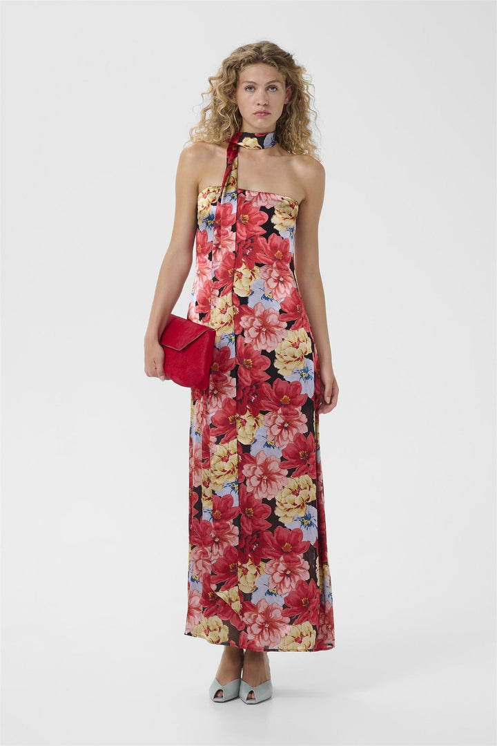 Sigrida P Silk Dress  Dessert Flower Multi