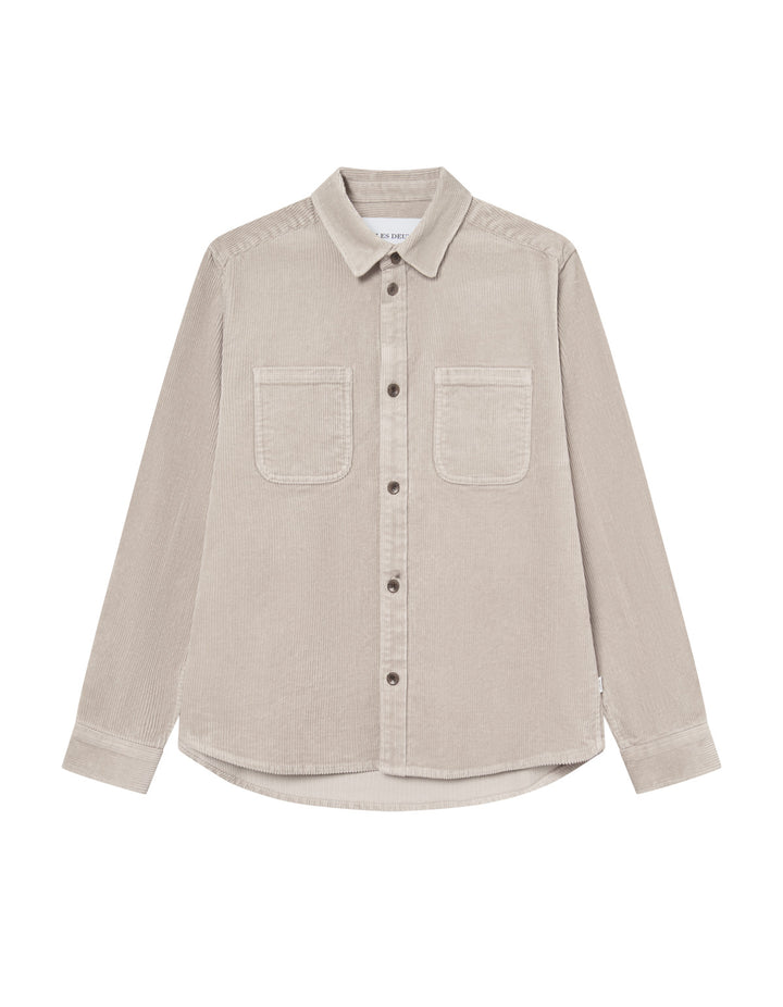 Kody Corduroy Overshirt  Light Sand