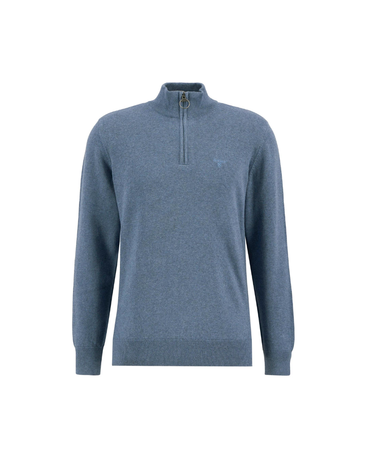 Barbour Cotton HZ Knit  Dusk Blue