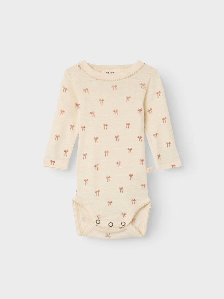 NBFNALU LS WO/MO SLIM BODY LIL NOOS  Offwhite