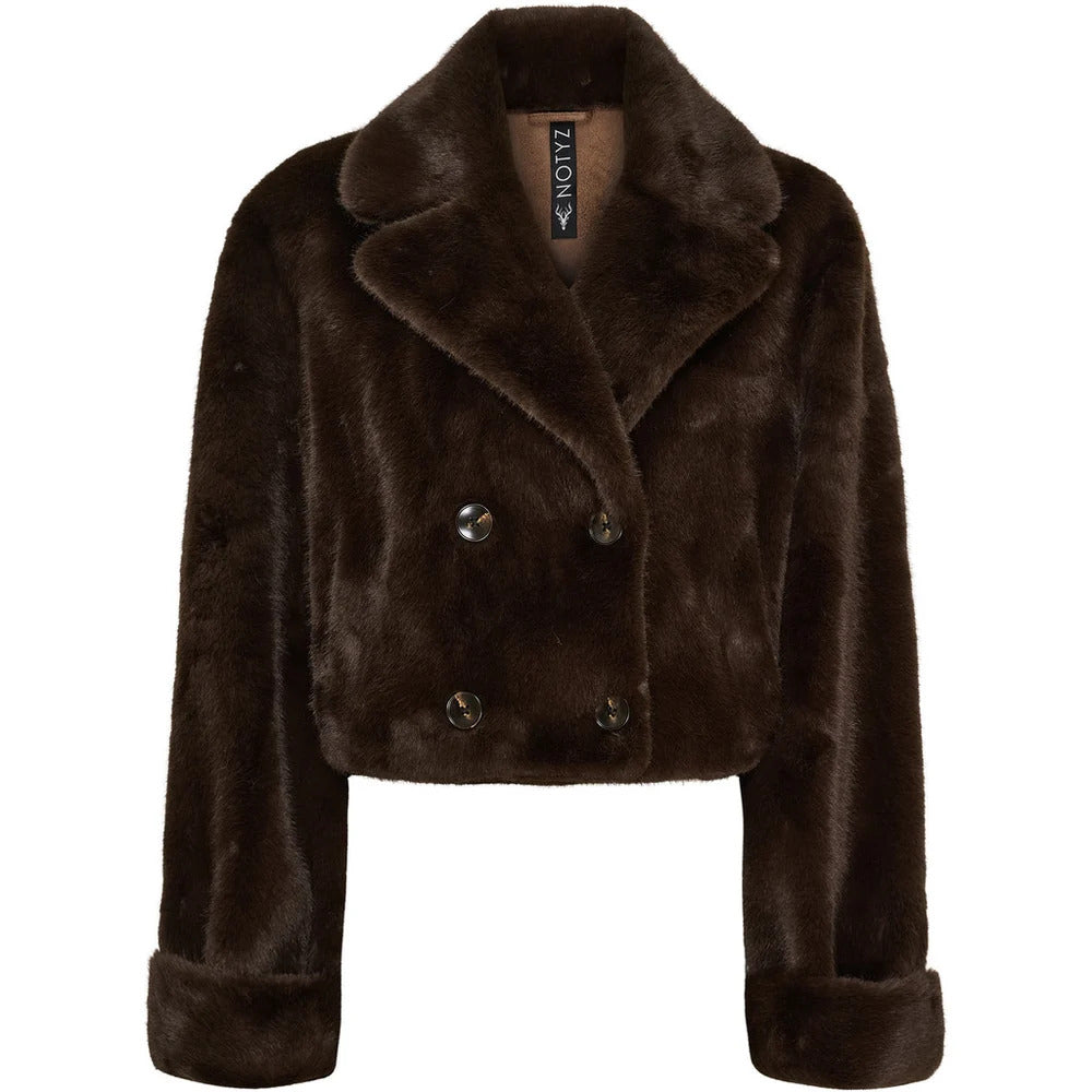 NONICE Jacket  Brown