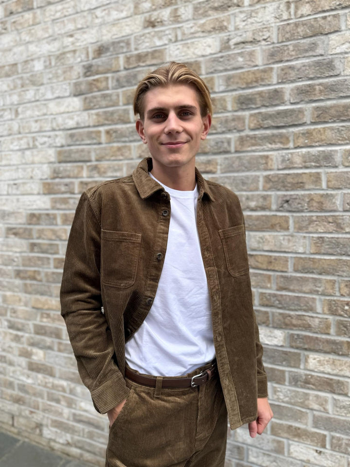Kody Corduroy Overshirt  Military Olive
