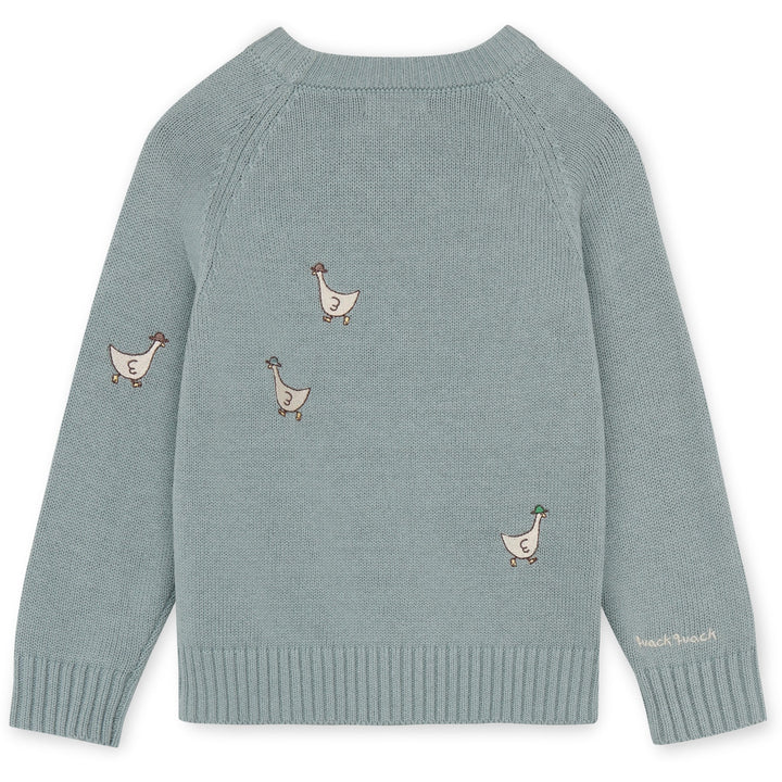 MAHDI KNIT PULLOVER  Slate