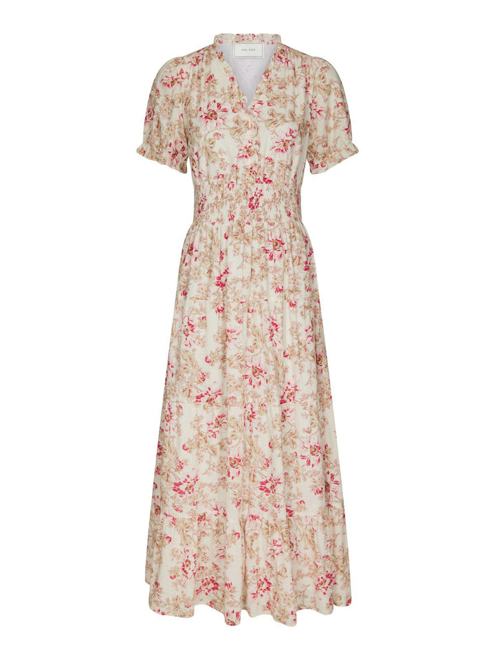 Kanza Flower Rose Dress  Rose