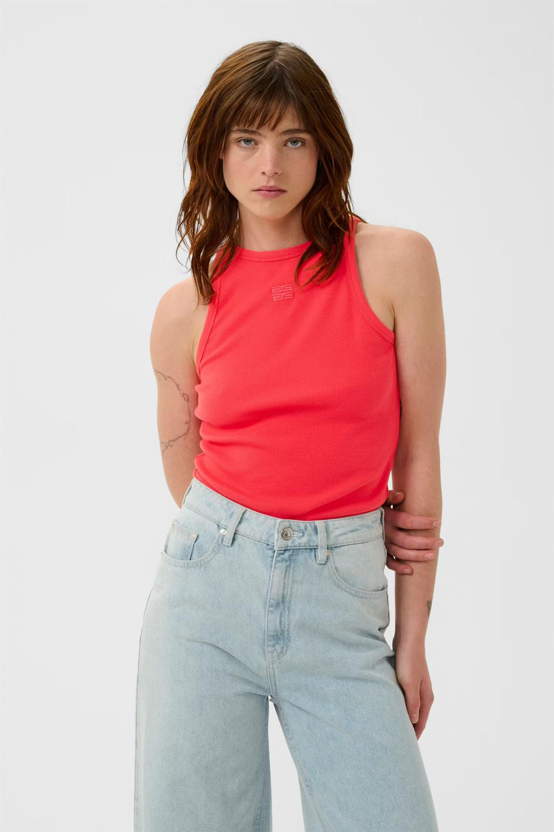 GZdrew logo tank 2.0  Tomato