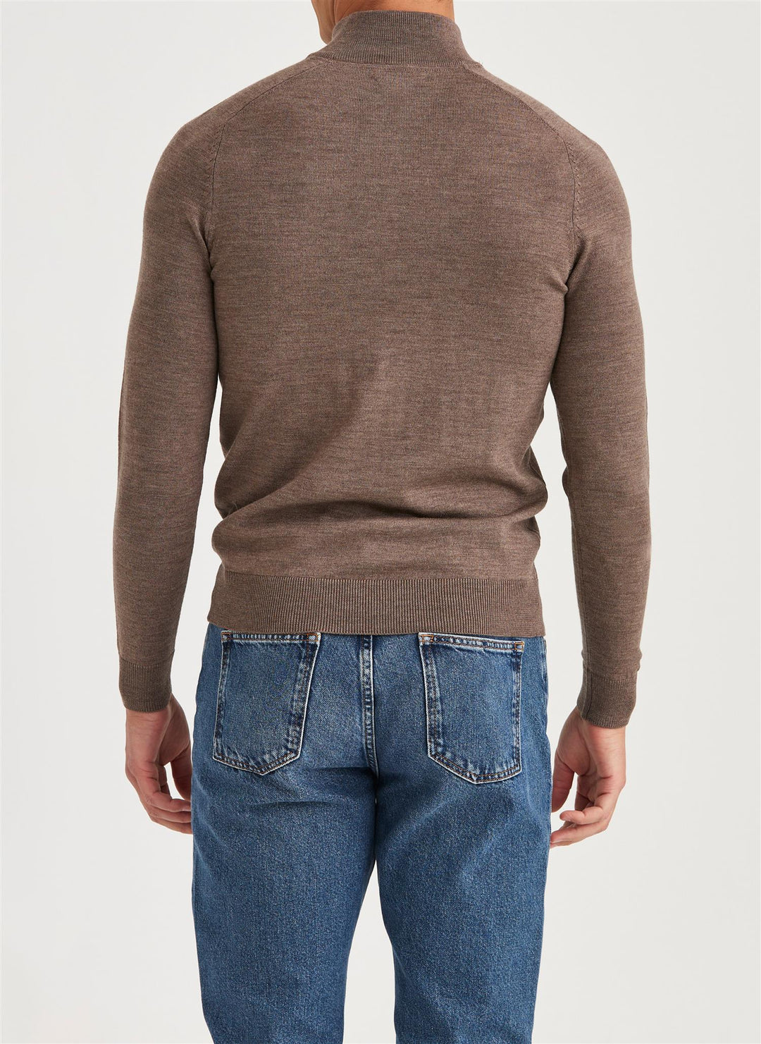 Merino John Zip  Brown