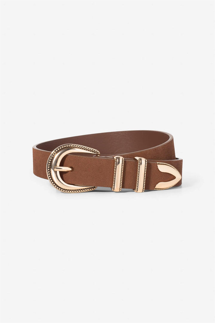 Aubrey Belt  Brown Gold