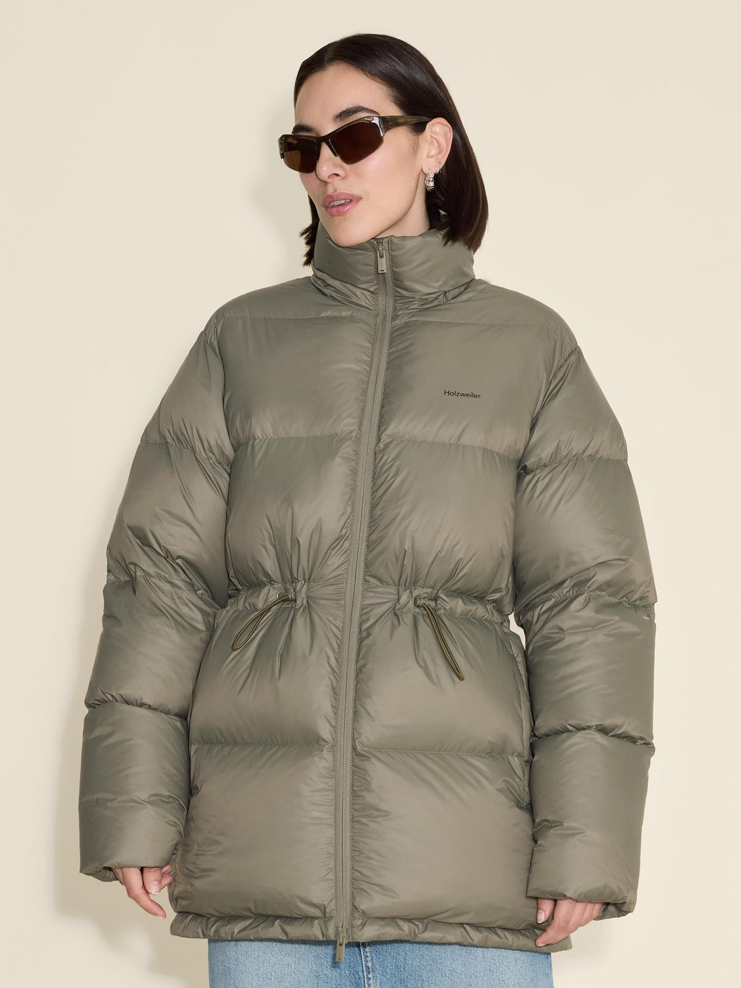 Gia Down Jacket  Lt. Army