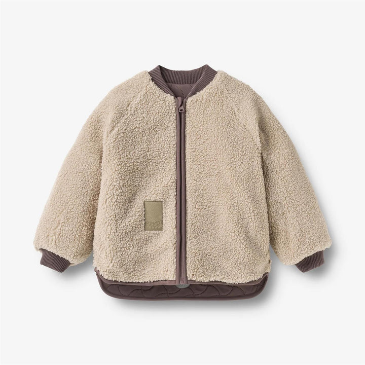 REVERSIBLE THERMO JACKET  Plum