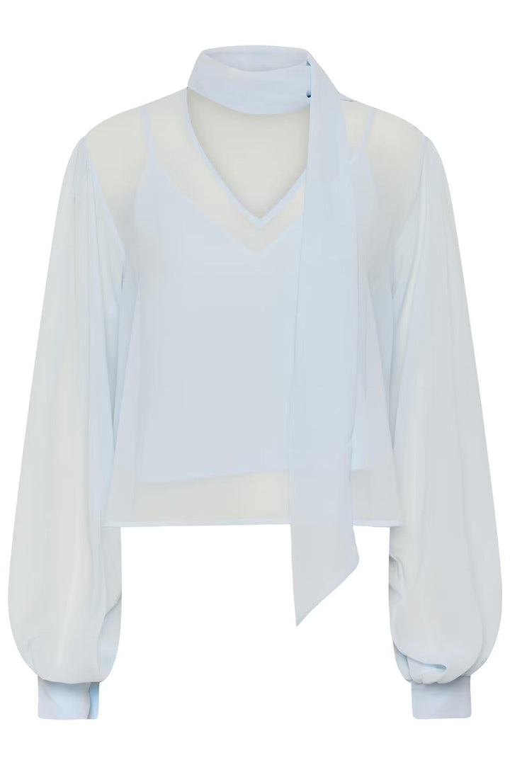 Zurina Blouse  Blue Finch