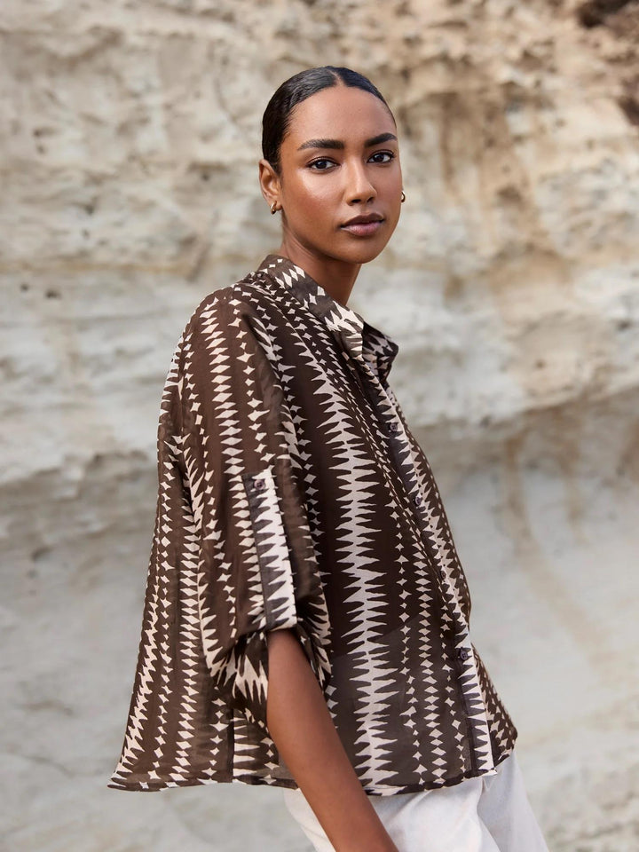Safari Shirt  Brown Safari