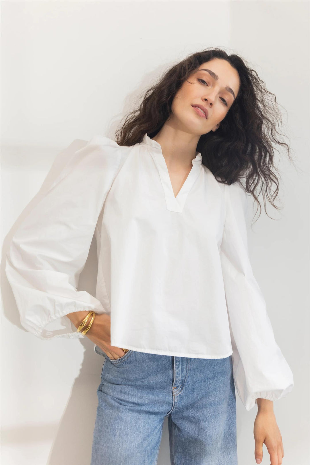 Infinity Blouse  White