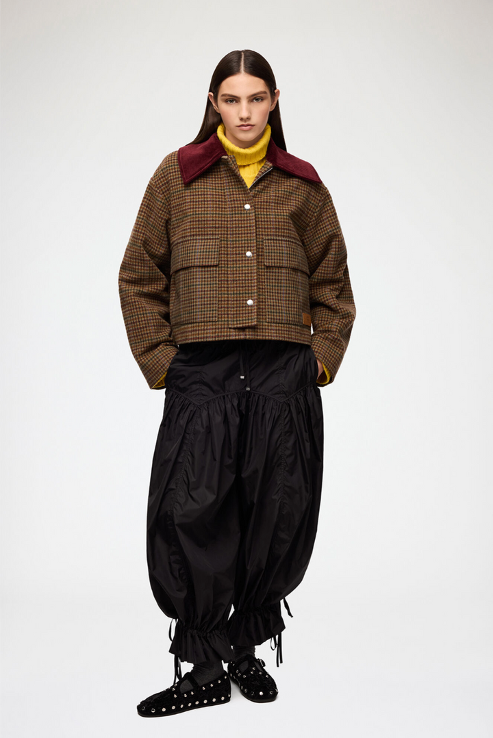 Heavy Check Twill Short Barn Jacket Multicolor 999