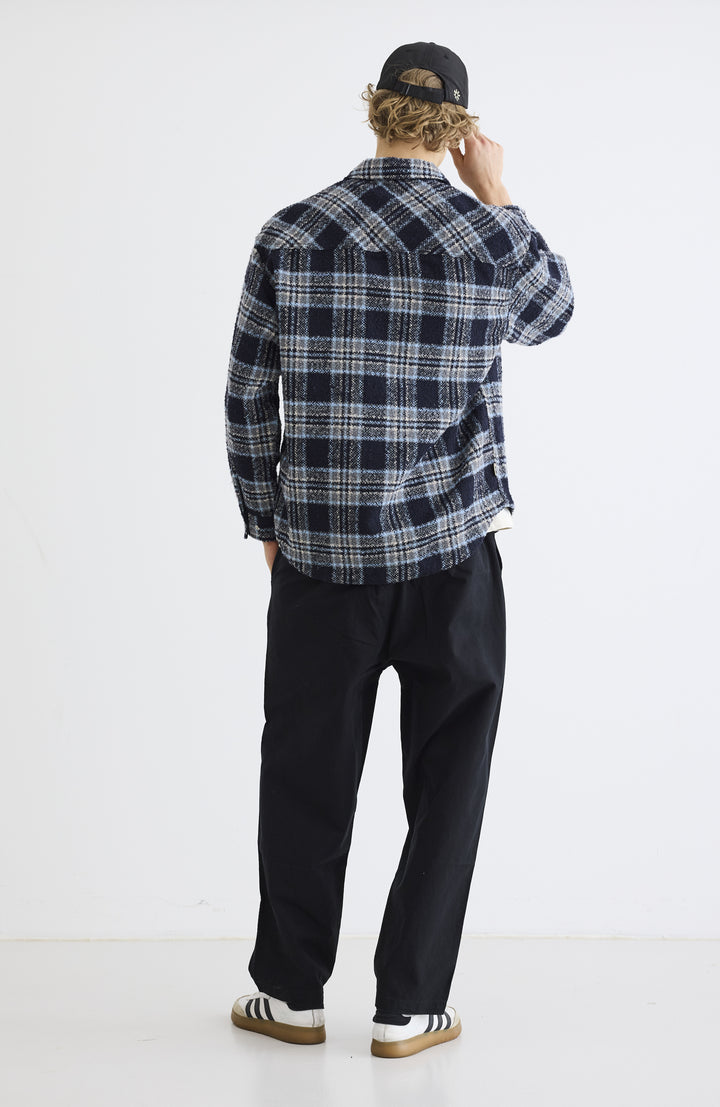 WBBuck Check Shirt  Blue Check