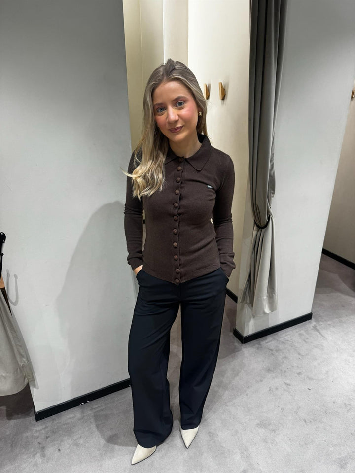 KNITTED POLO TOP  Molé
