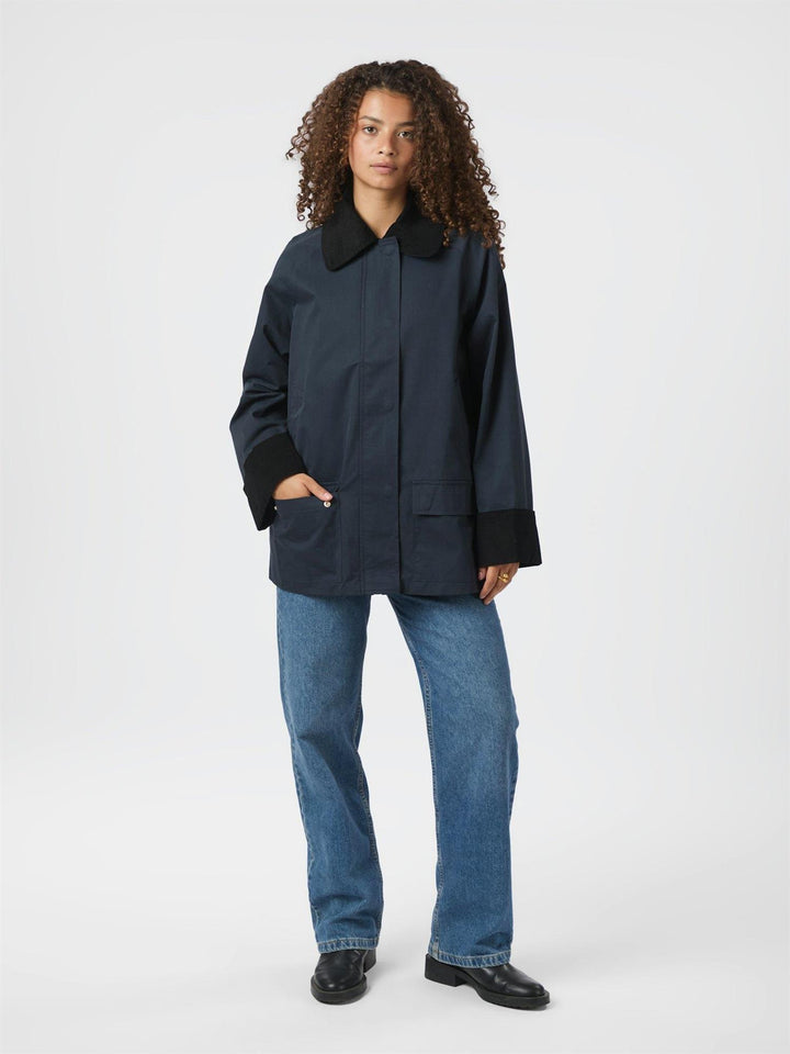 Anastacia Cord Jacket  Navy