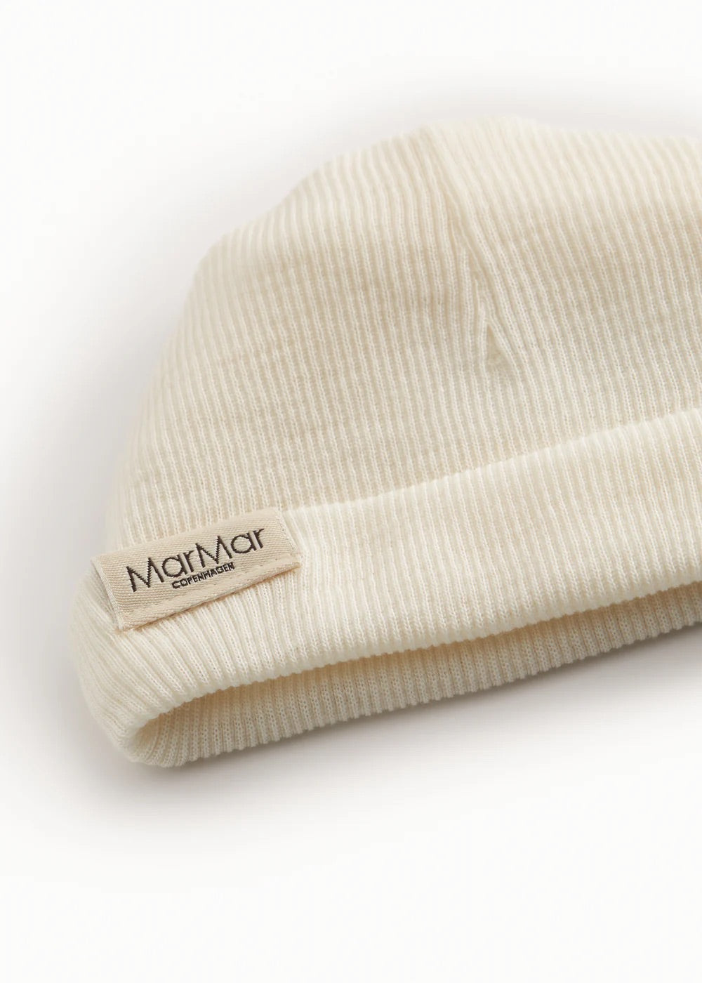 AIKO WOOL RIB HAT  Natural