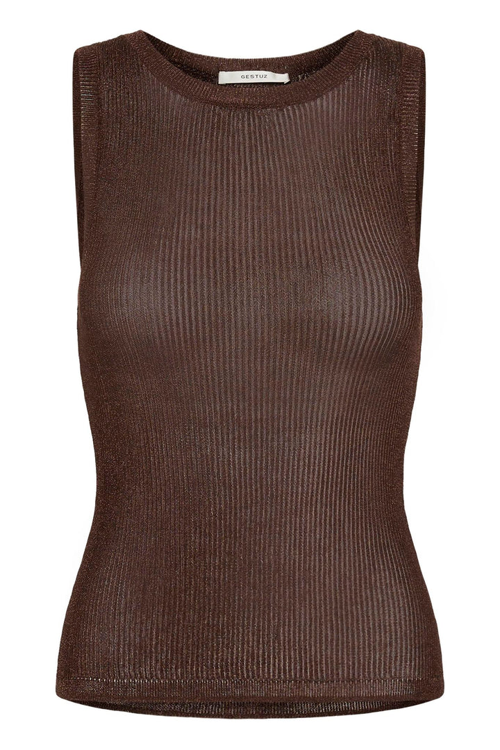 Silvigz Top  Deep Brown Metallic