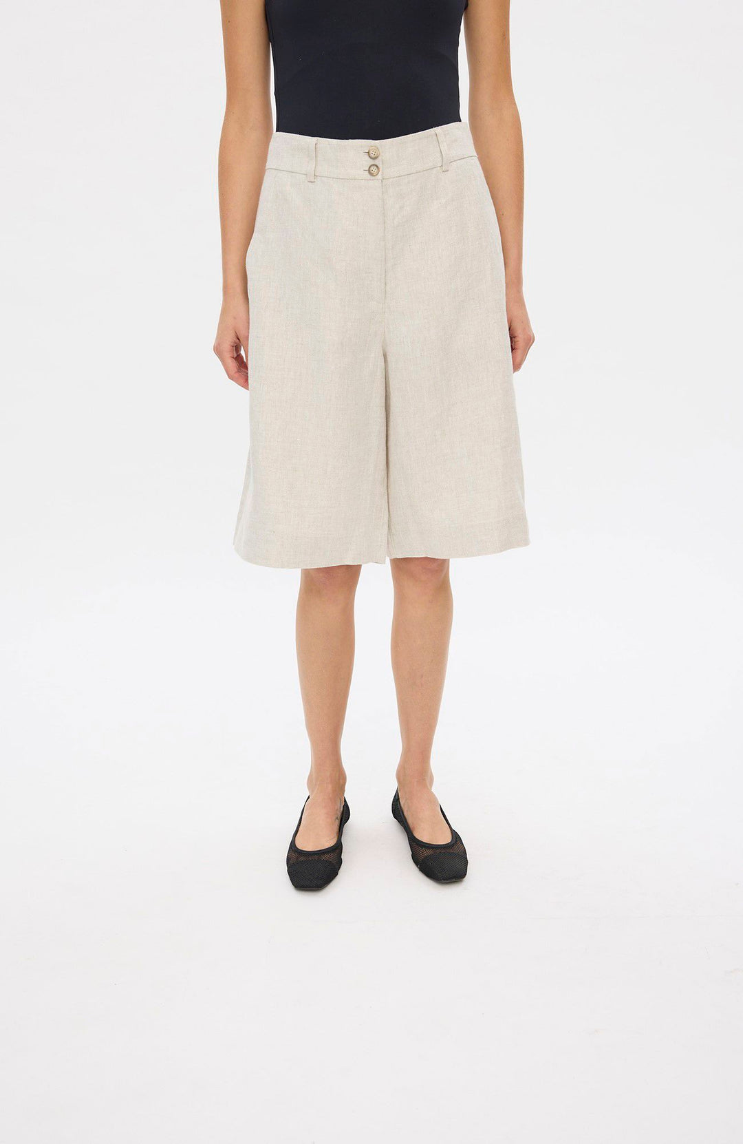 Laurafv Long Shorts 888  Crystal Linen