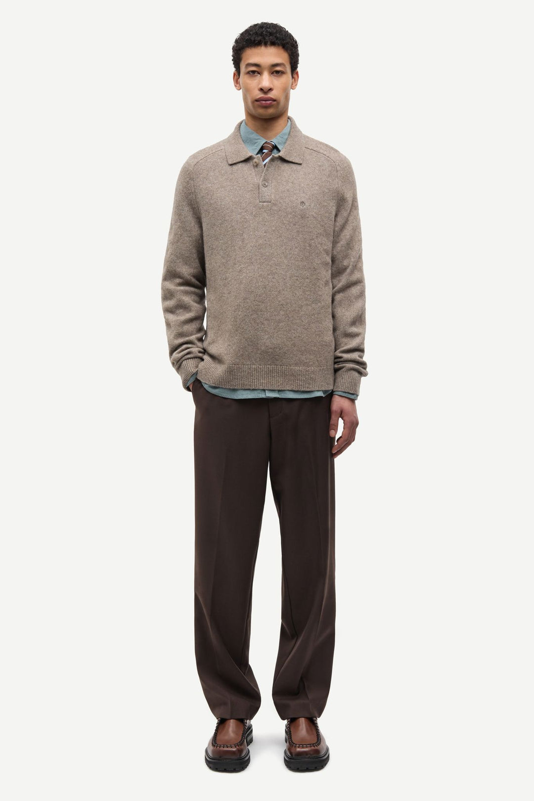 Safrans Polo 15722  Lead Gray Mel.