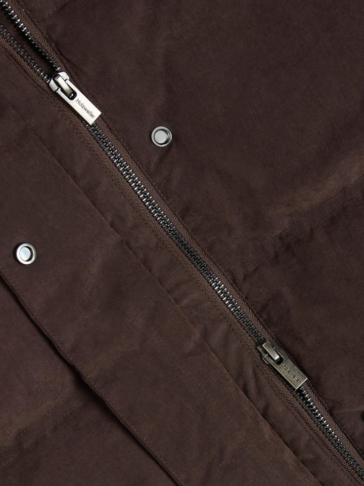 Steilia Brushed Down Jkt  Brown