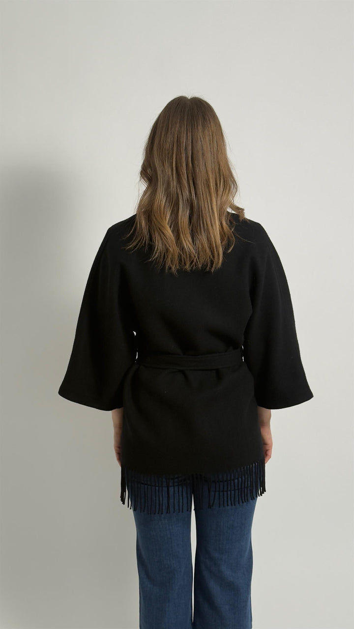 Akila Lambswool Jacket  Black