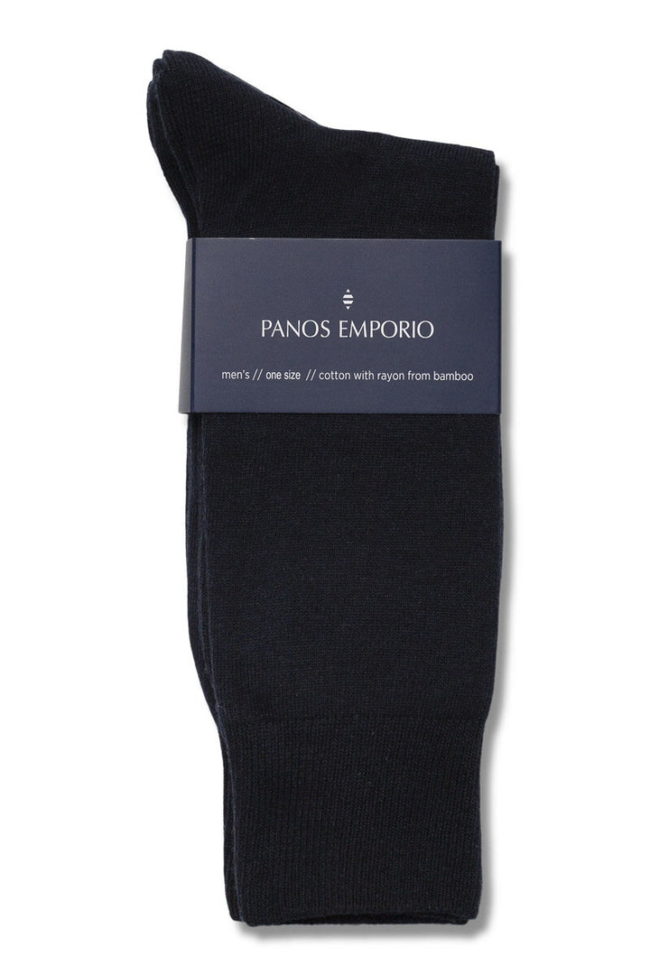 3PK CARL CASUAL FLAT KNIT  Navy