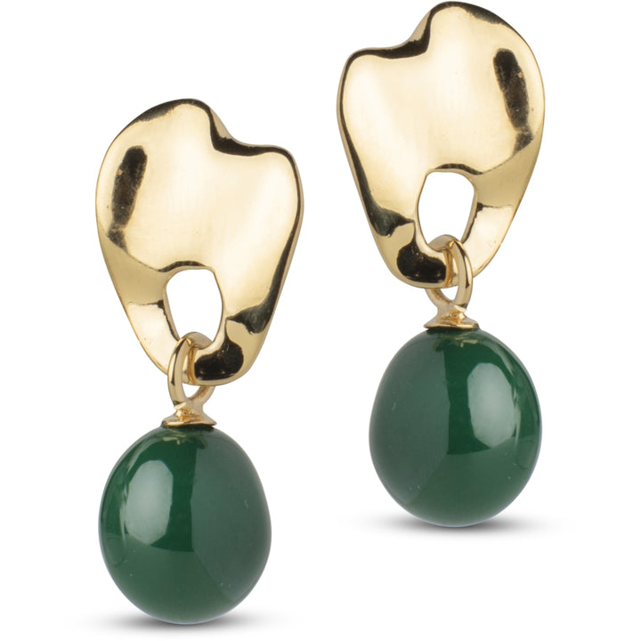 EARRING AIDA  Petrol Green