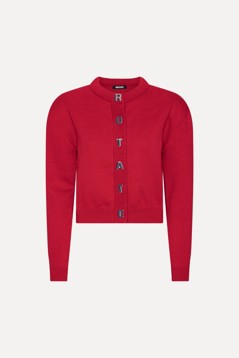 FIRM KNIT CARDIGAN  Scooter Red