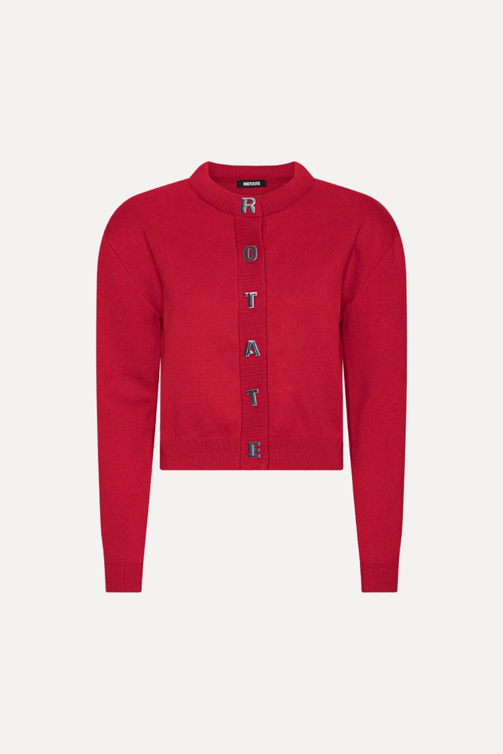FIRM KNIT CARDIGAN  Scooter Red