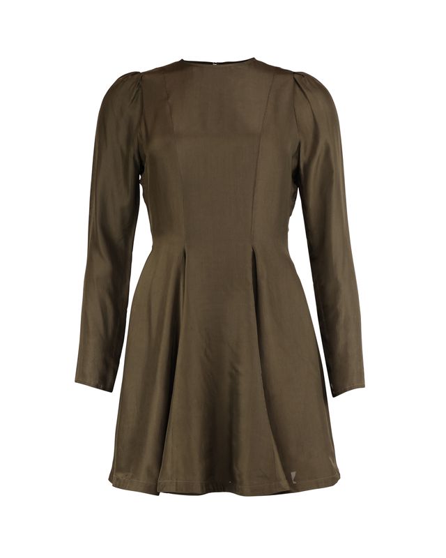 Organza Fitted Dress Forest