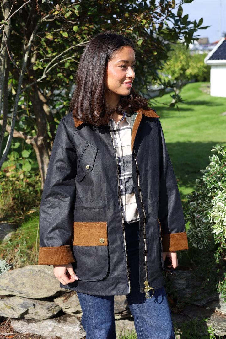 Barbour Treeton Wax  Navy/Ancient