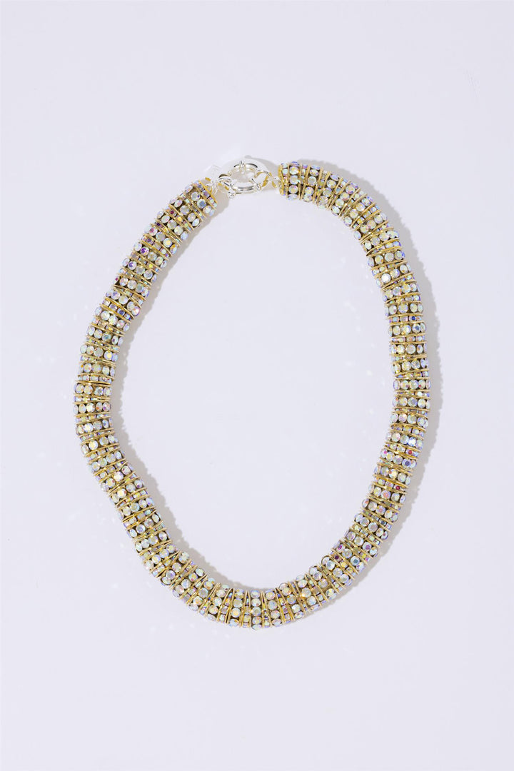 FAT DIAMOND NECKLACE  Gold