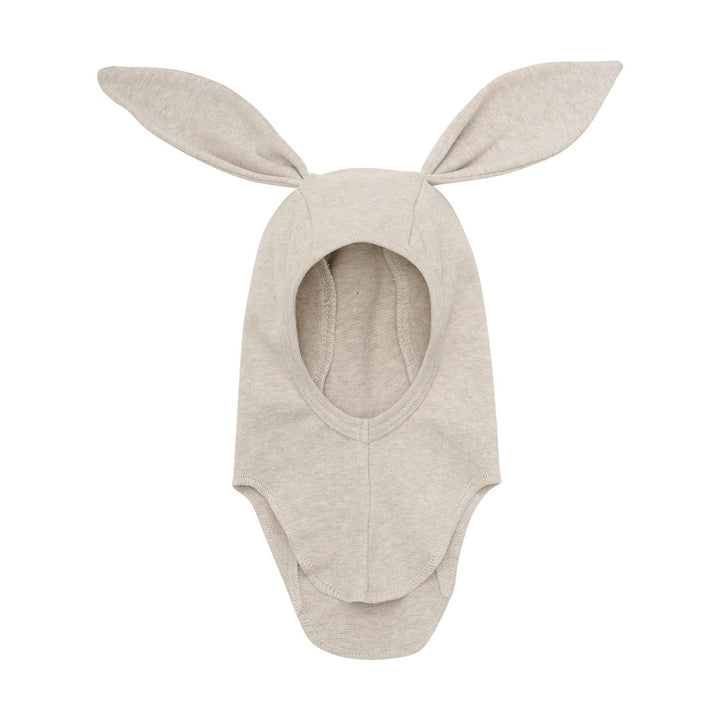 Balaclava Ears Cotton Rib  Camel Melange