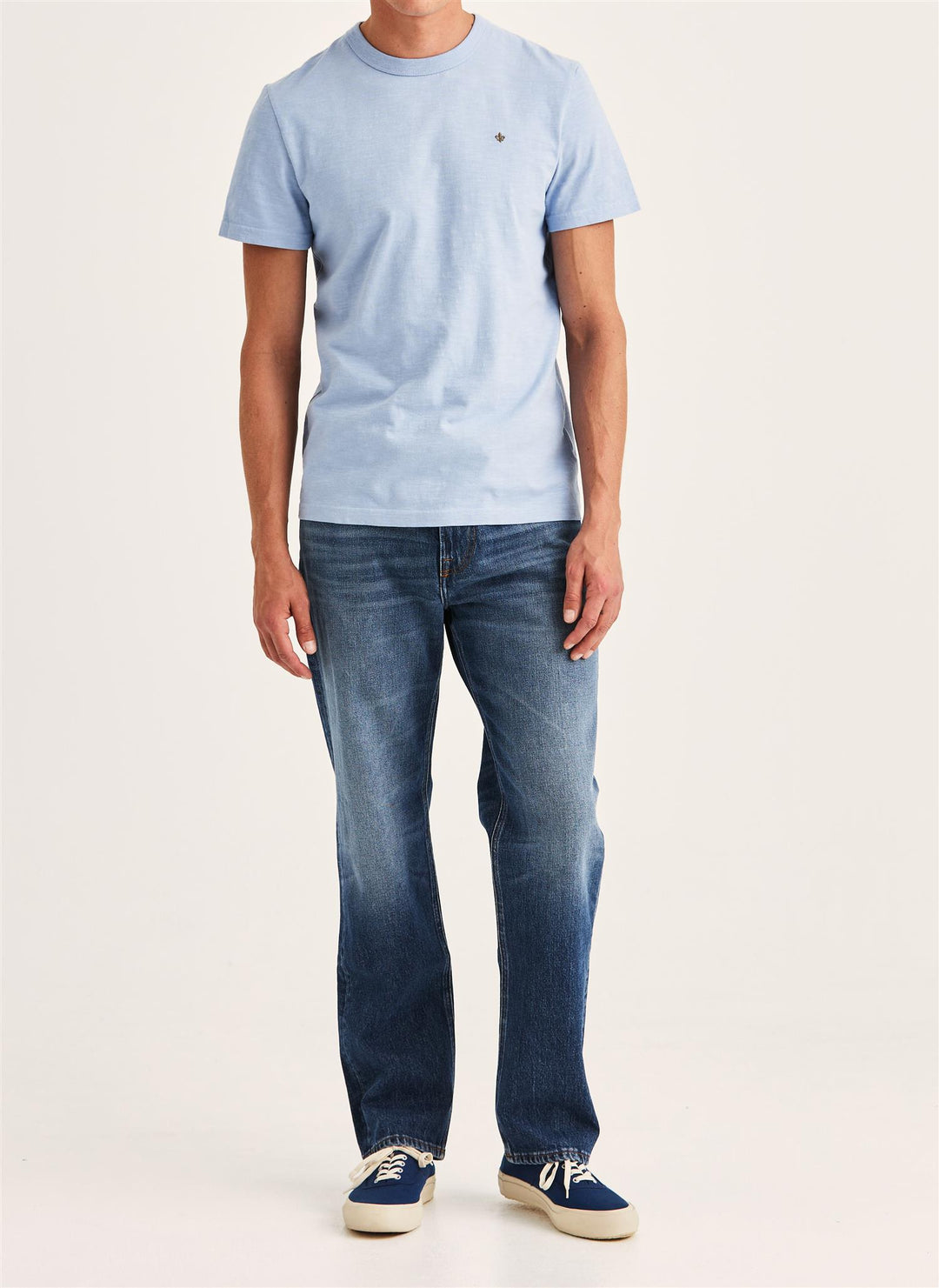 Watson Slub Tee  Blue