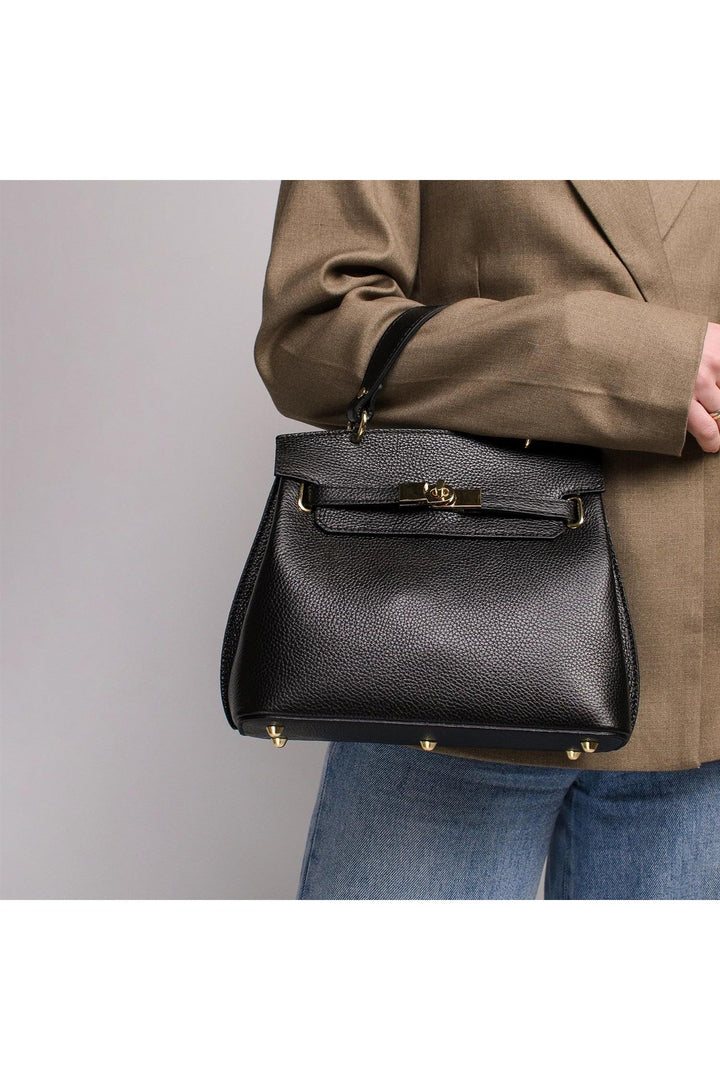 RIVOLI LEATHER  Black
