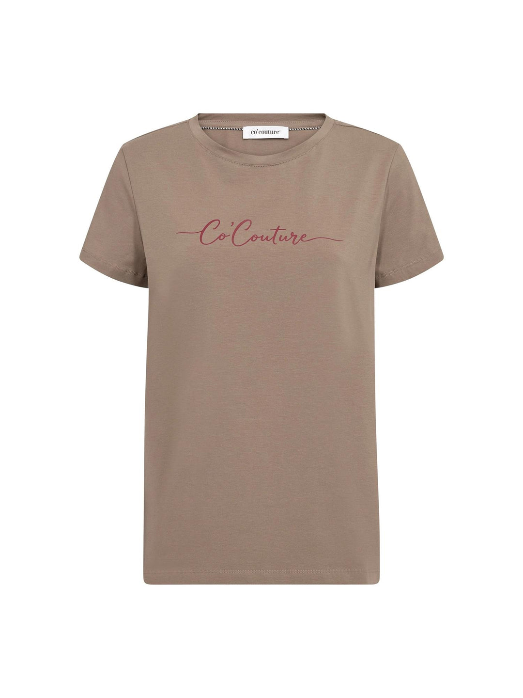 Signature Script tee  Walnut