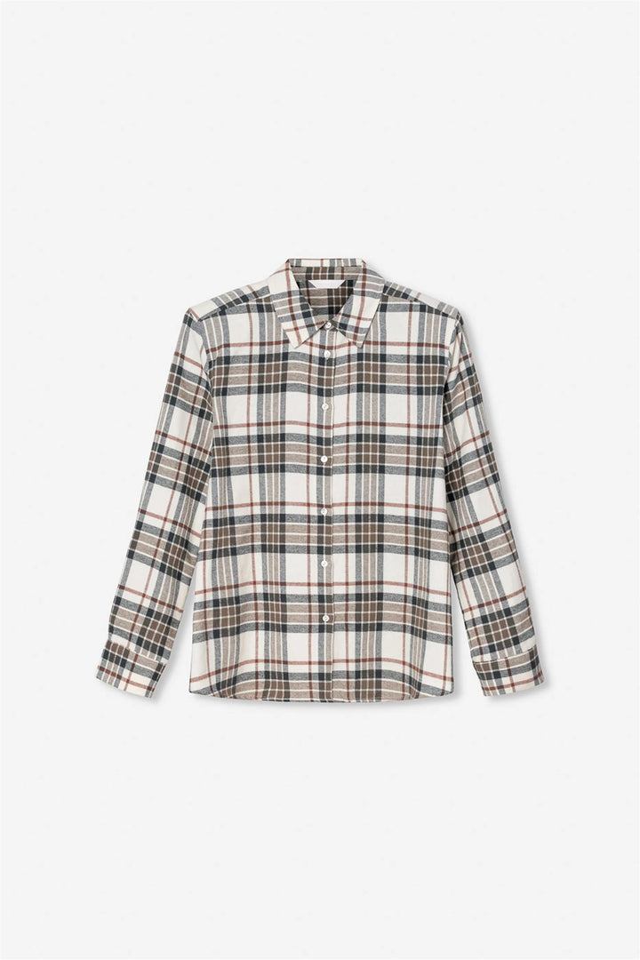 Joan Flannel Shirt  Green Check