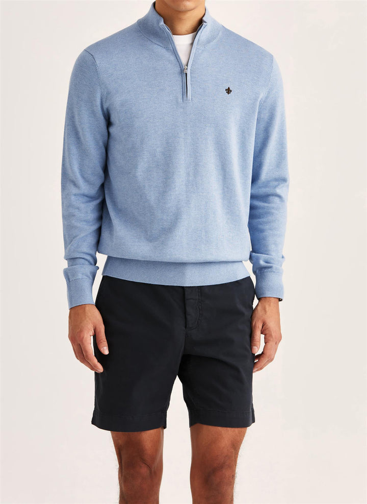 Riley Half Zip  Blue