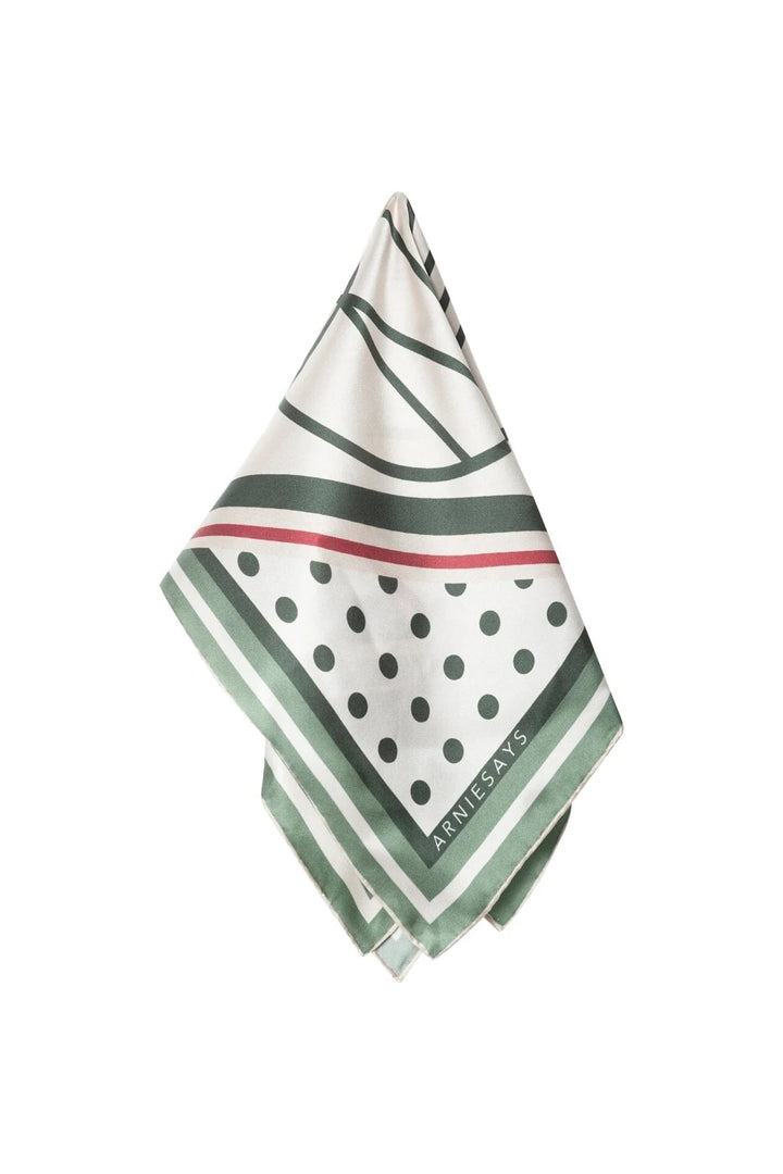 Kensington Silk  Green Multi