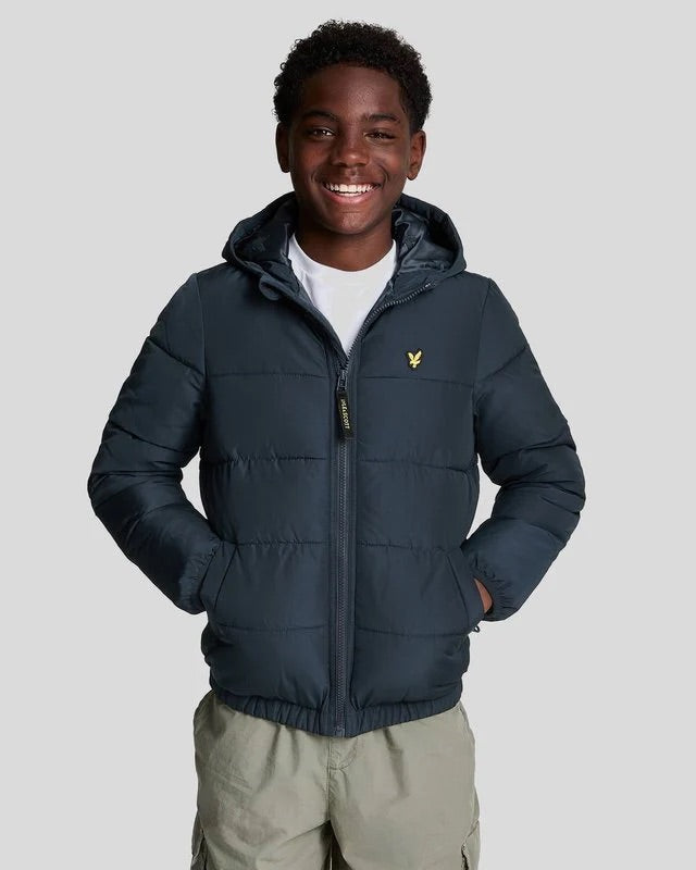 Quilted Puffer Coat  Dark Navy