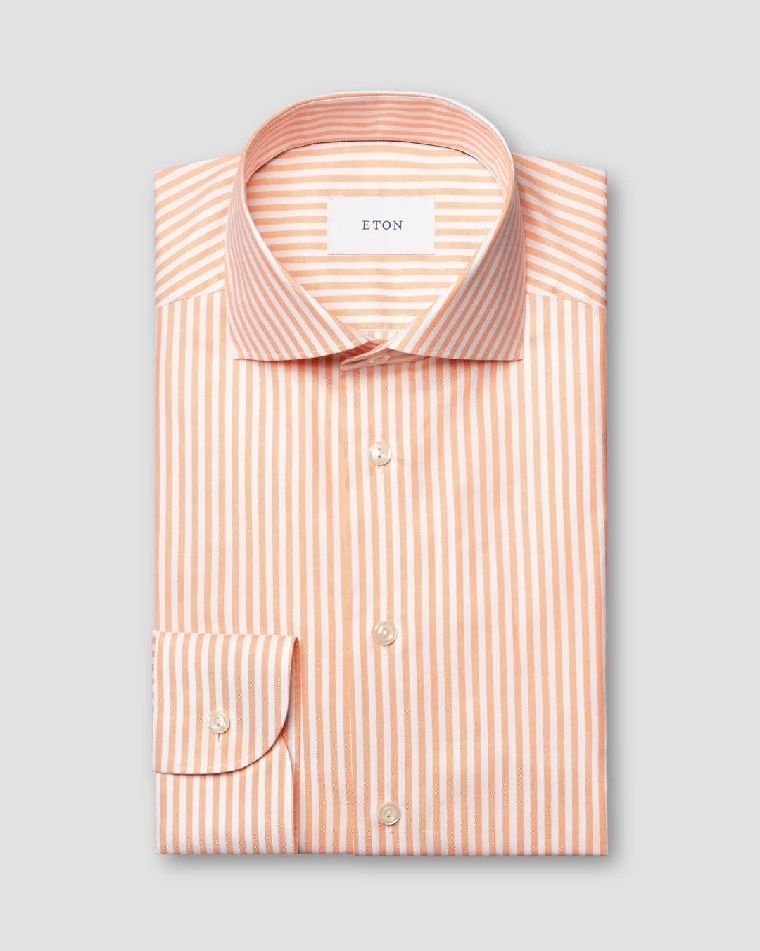 Striped signature Oxford Shirt, Slim  Orange