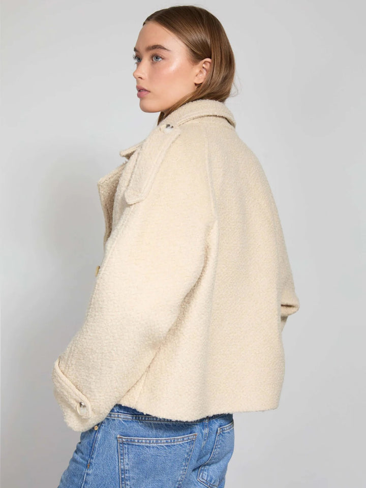 HANNI BOUCLE JACKET  Creme