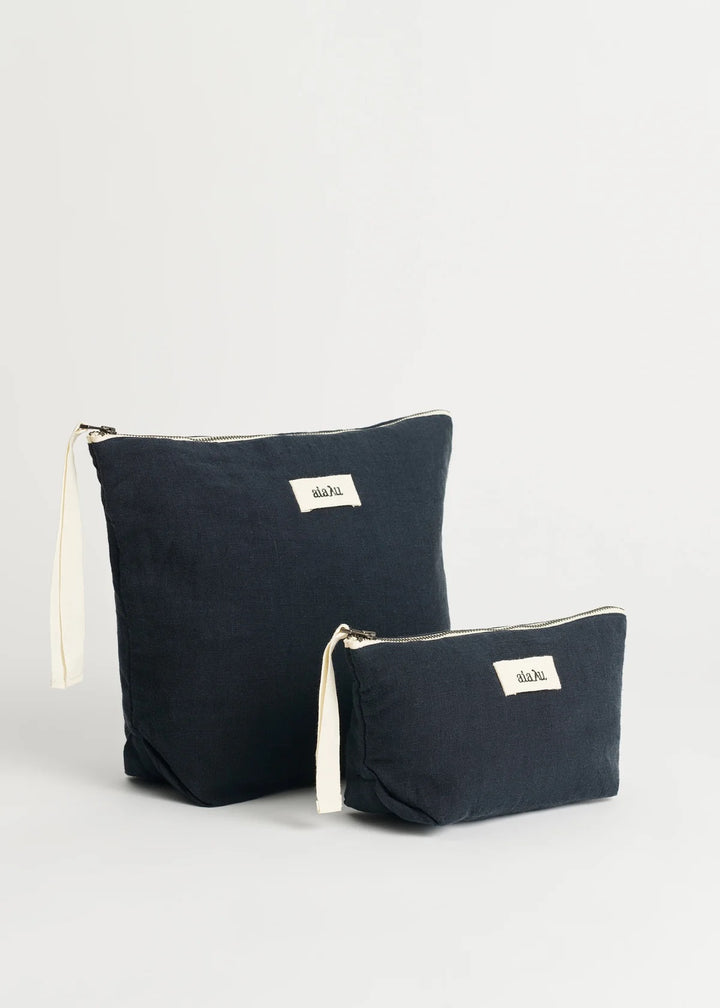 Pouch Linen  Navy