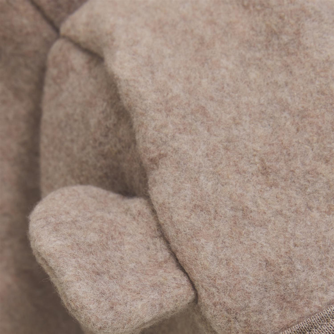 Pram Suit Ears Cot. Fleece  Savannah Melange